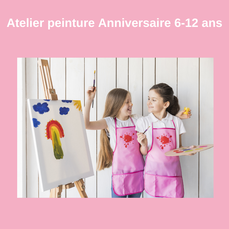 Atelier de peinture - anniversaire enfant (8 enfants max)