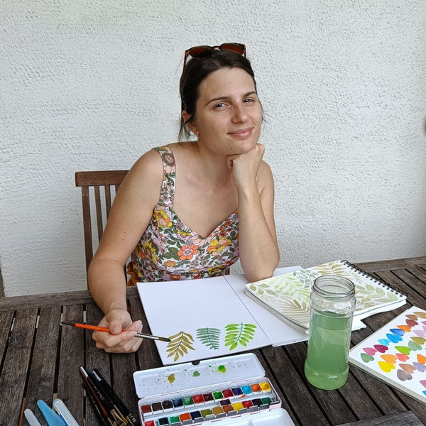 Les couleurs de Lola rencontre avec une artisane bordelaise qui fabrique des aquarelles végétales