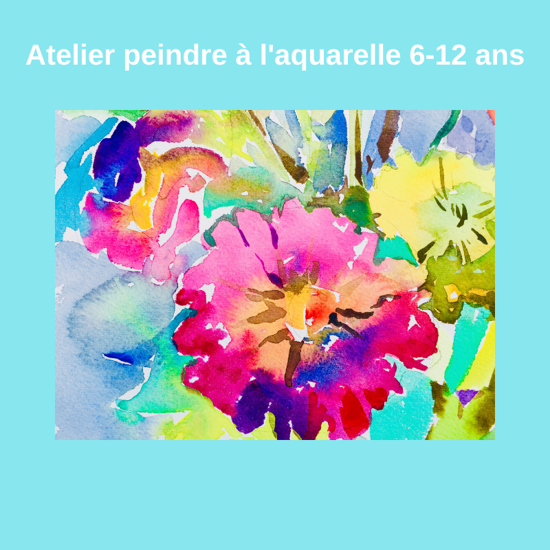Atelier de peinture - Anniversaire Aquarelle (8 enfants max)